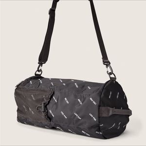 Brand new pink campus convertible duffel.

PRODUCT DESCRIPTION
Wear as a